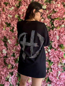 El H ultra rhinestones tee