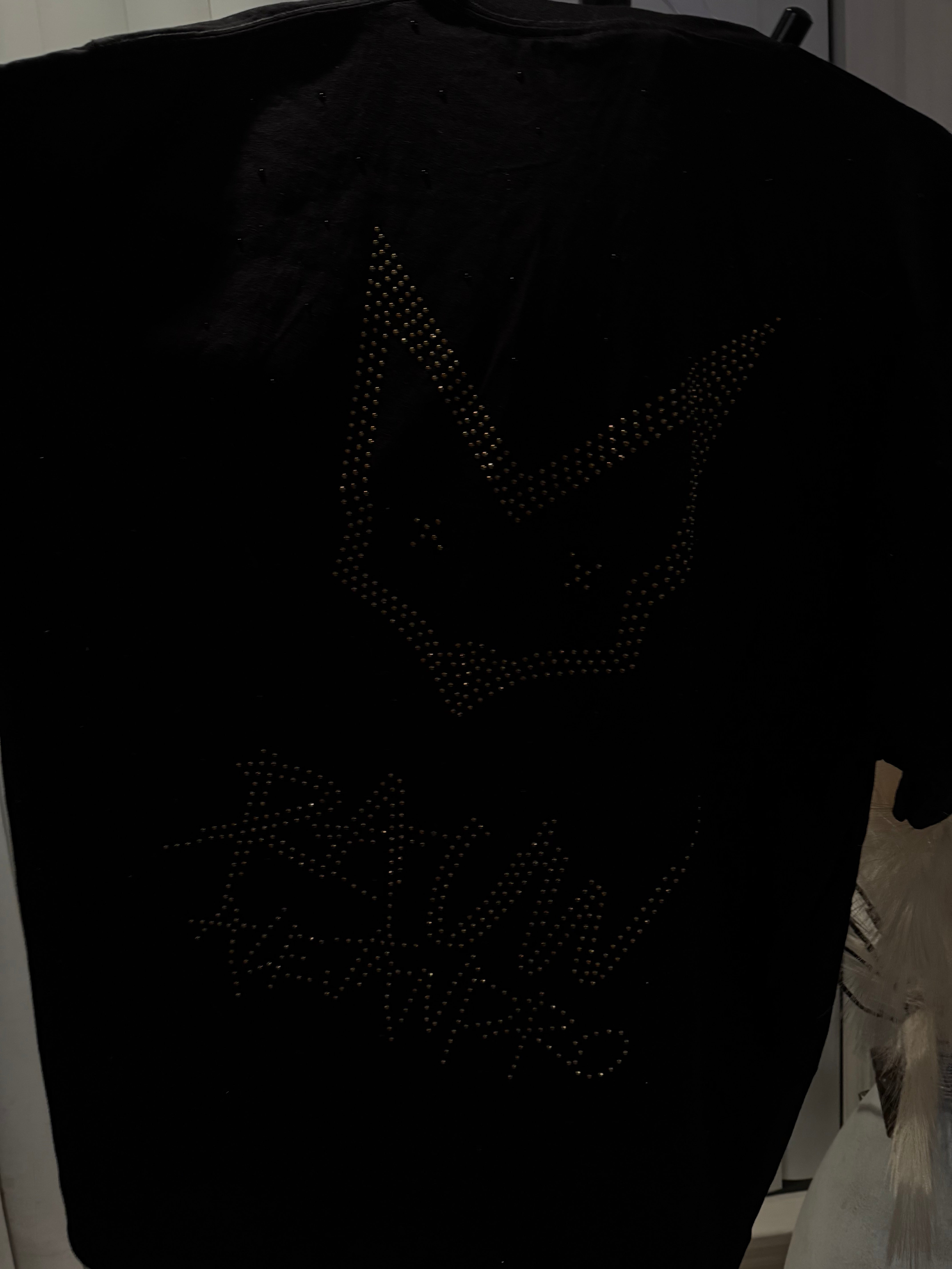 Rauw rhinestone tee