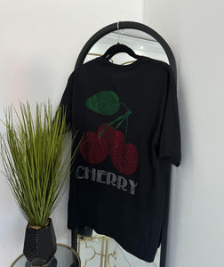 La cherry Tee oversized