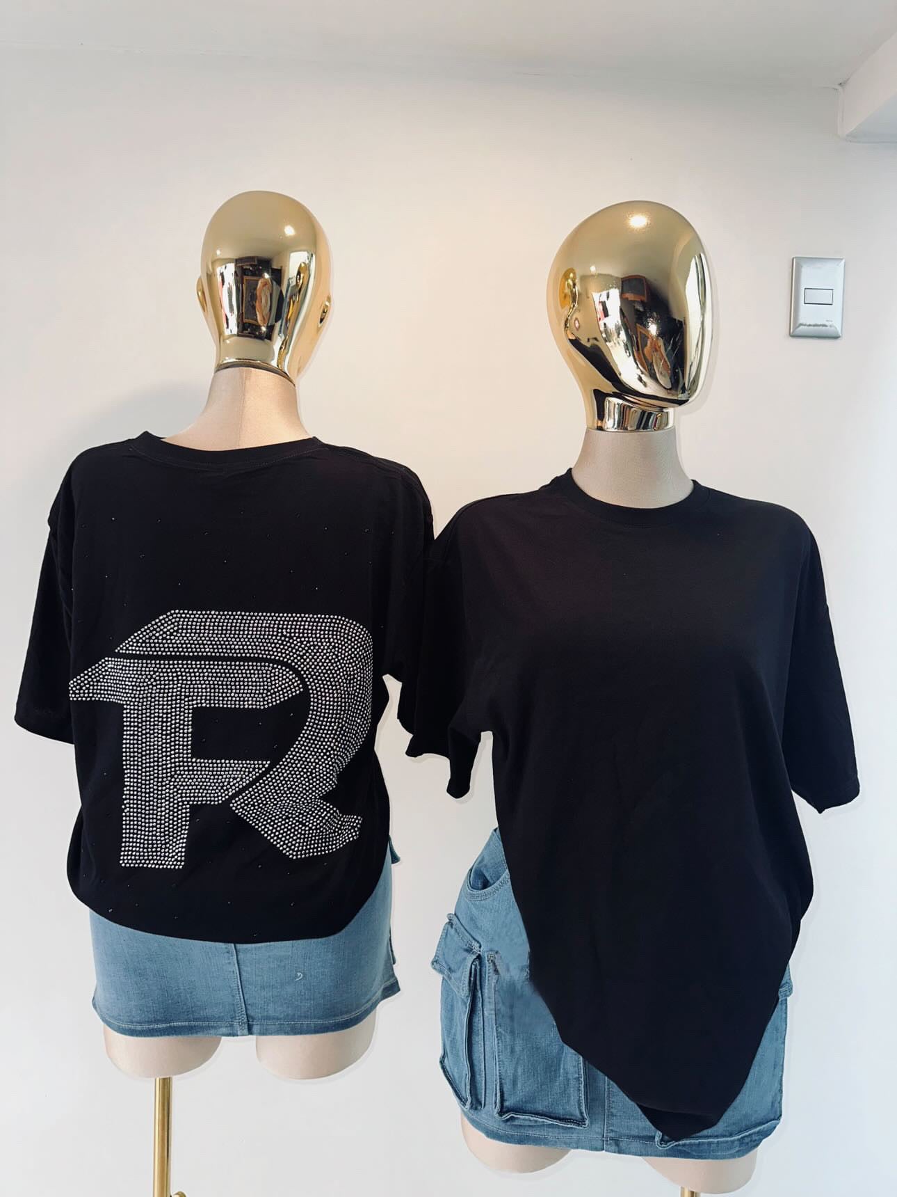 Fuerza Regida rhinestones oversize tee