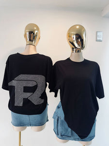 Fuerza Regida rhinestones oversize tee