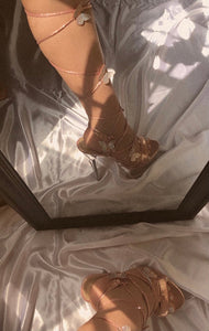 Butterfly platform heels
