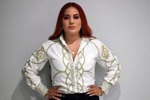 Alexandra top (white)