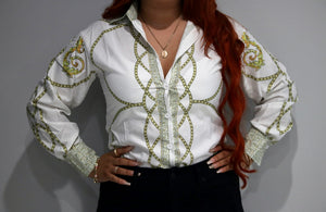 Alexandra top (white)