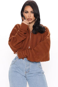 Zip up sweater