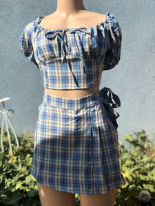 True blue skorts set